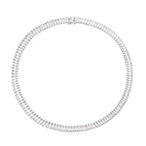 Albane Silver Tone Crystal-Embellished Necklace