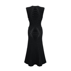 Anna snake-pattern godet midi dress (Final Sale)