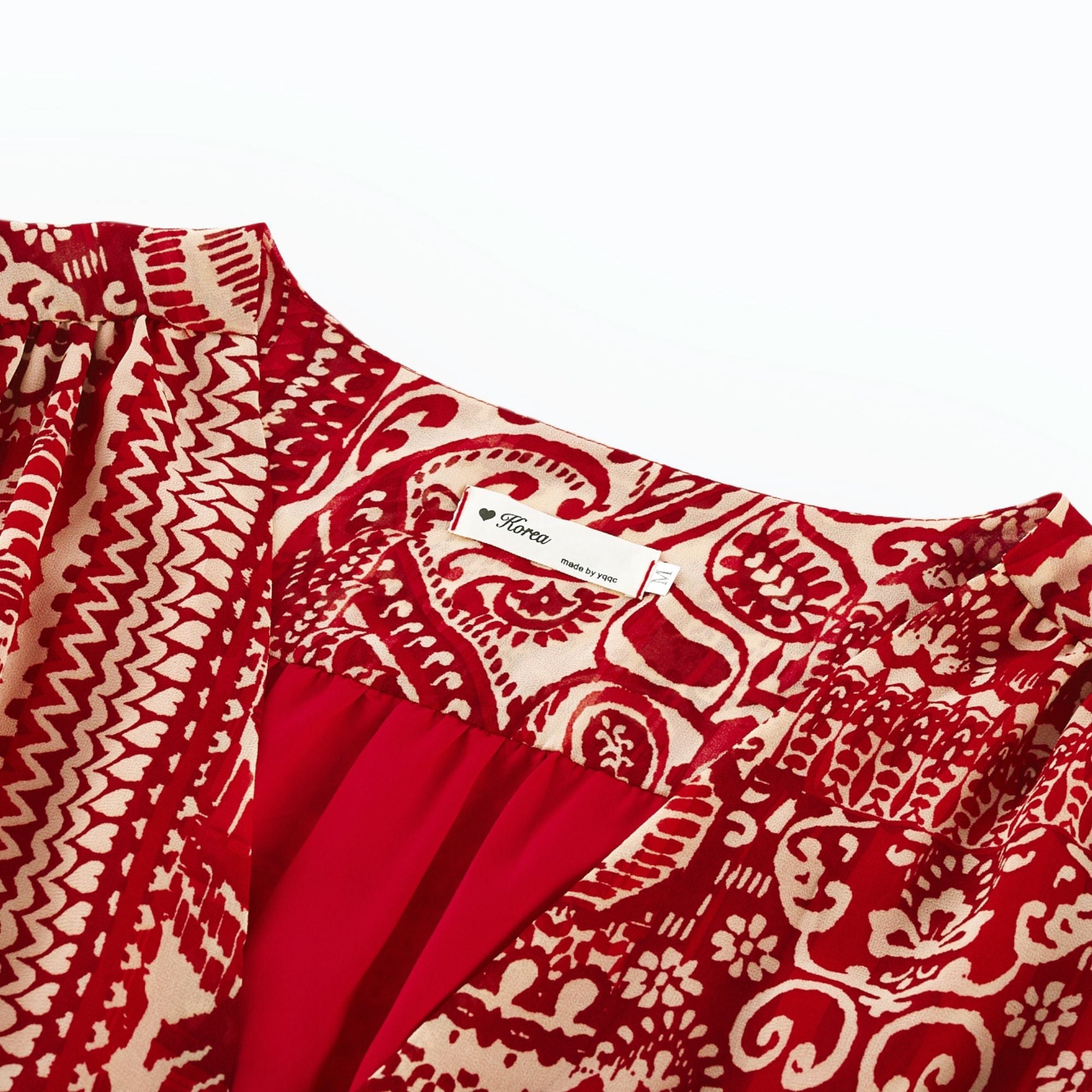 Camille pattern-print midi dress (Final Sale-US Only)