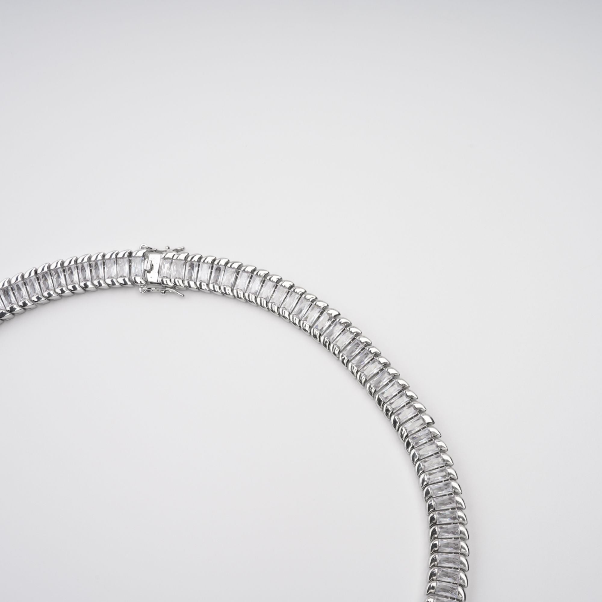 Albane Silver Tone Crystal-Embellished Necklace