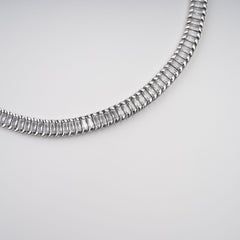 Albane Silver Tone Crystal-Embellished Necklace