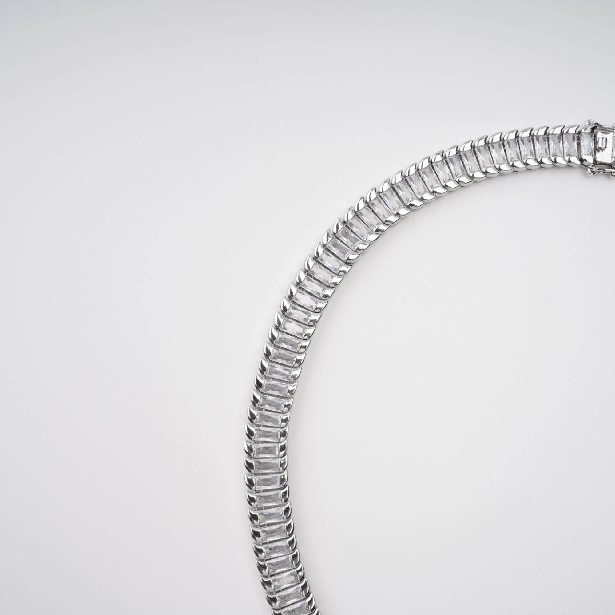 Albane Silver Tone Crystal-Embellished Necklace