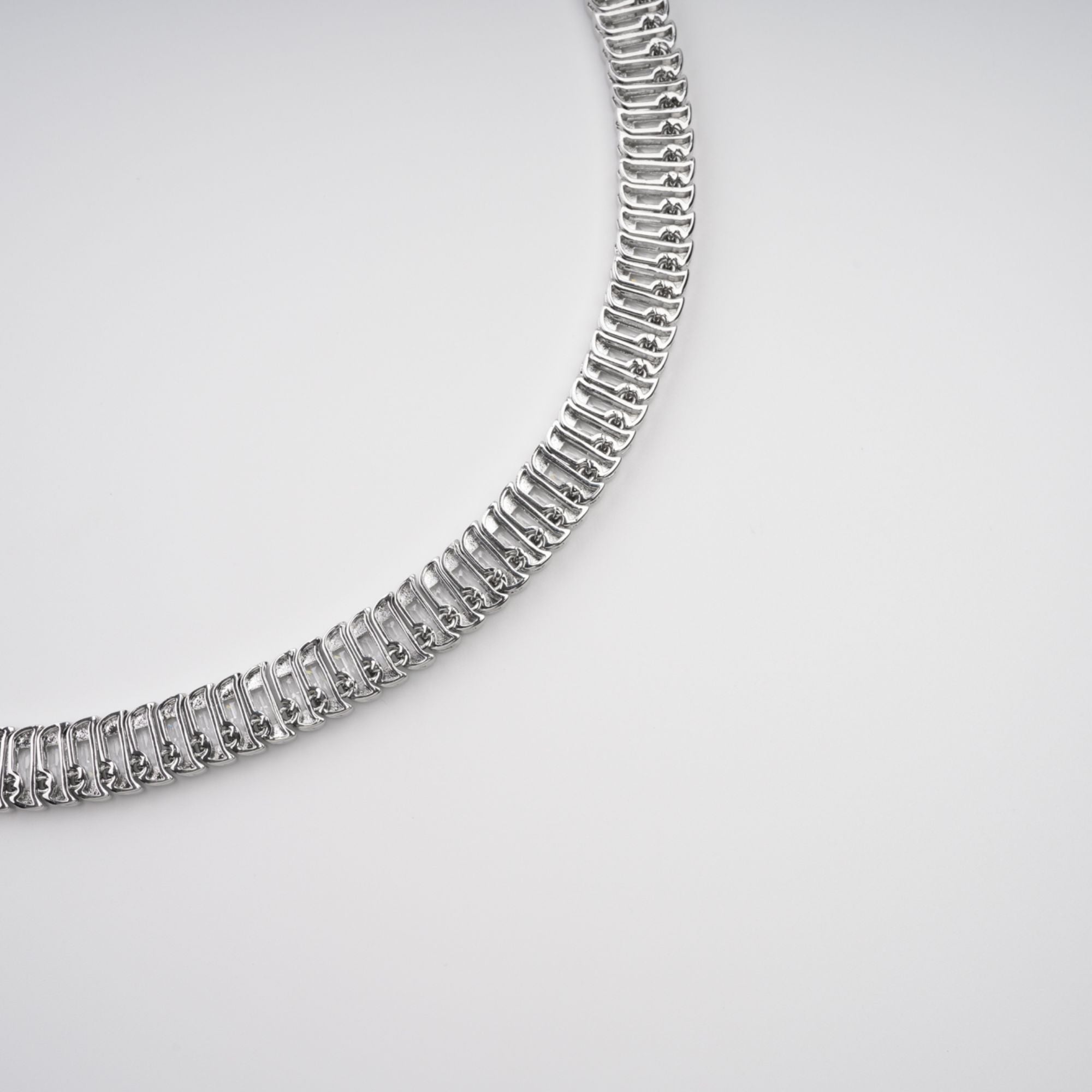 Albane Silver Tone Crystal-Embellished Necklace