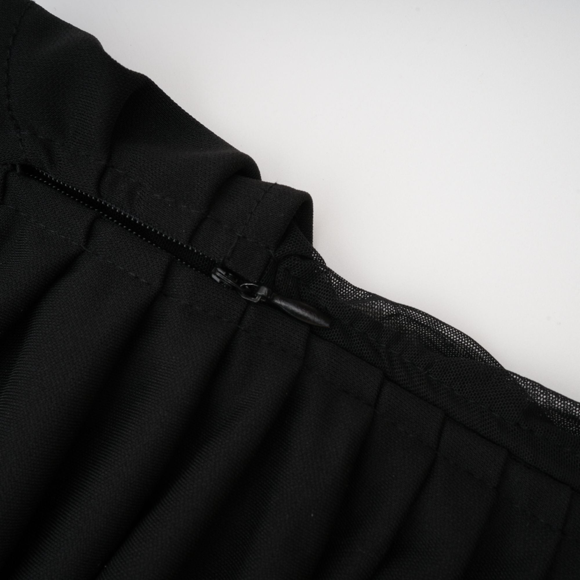 Clarisse semi-sheer ruched midi dress (Final Sale-US Only)