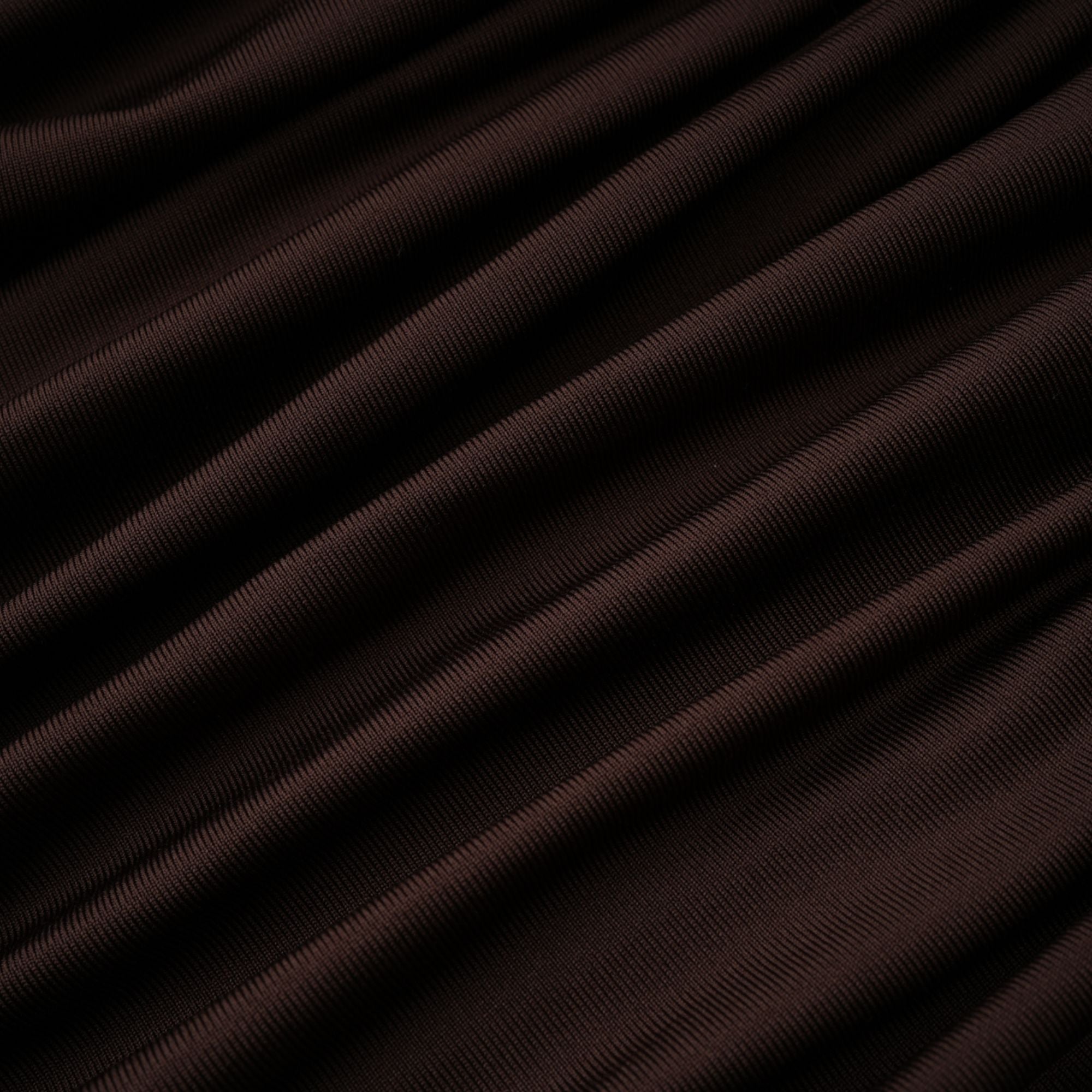 Brigitte Brown Lace Panel Ruched Maxi Dress