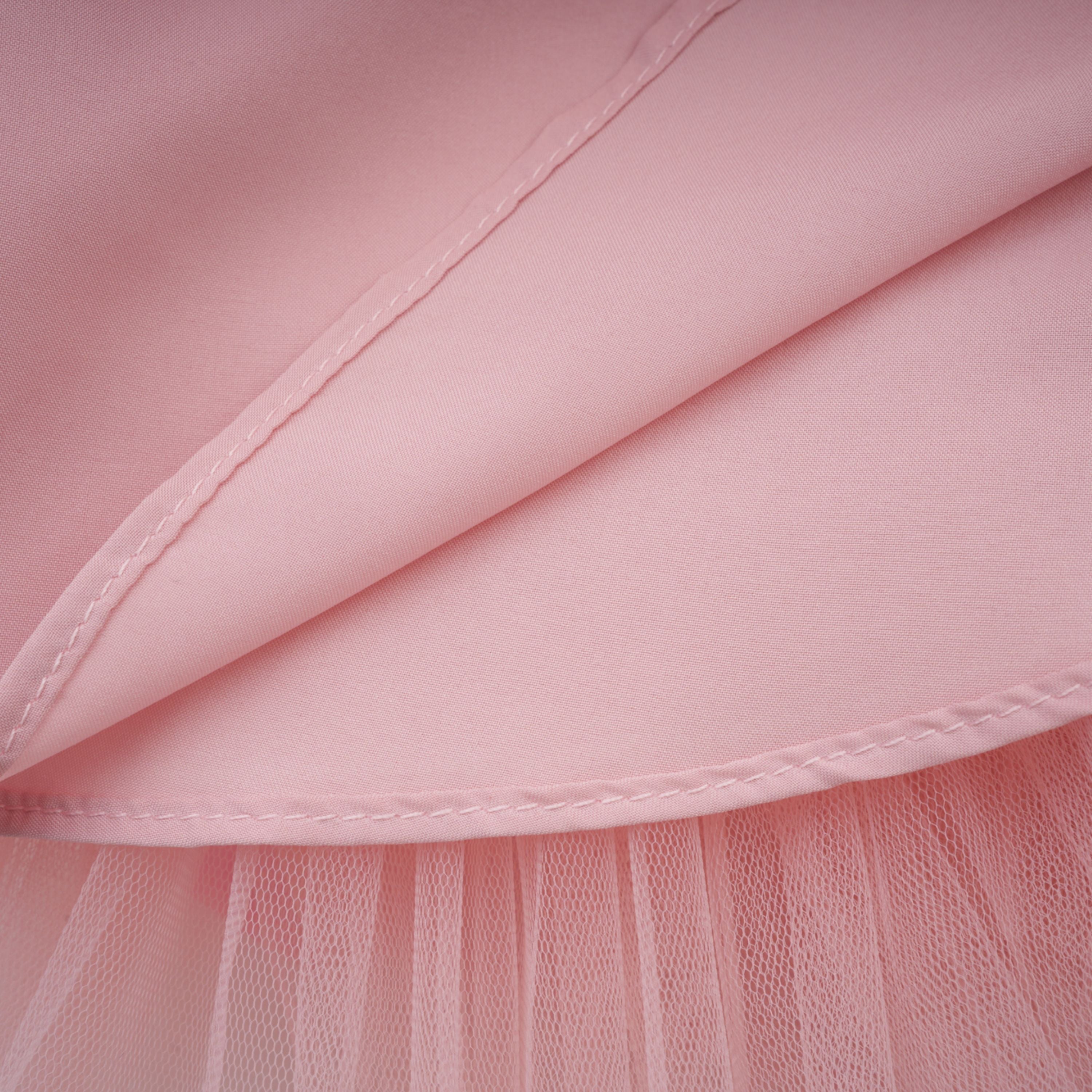 Rachel Pink 3D Petal Tulle Mini Dress