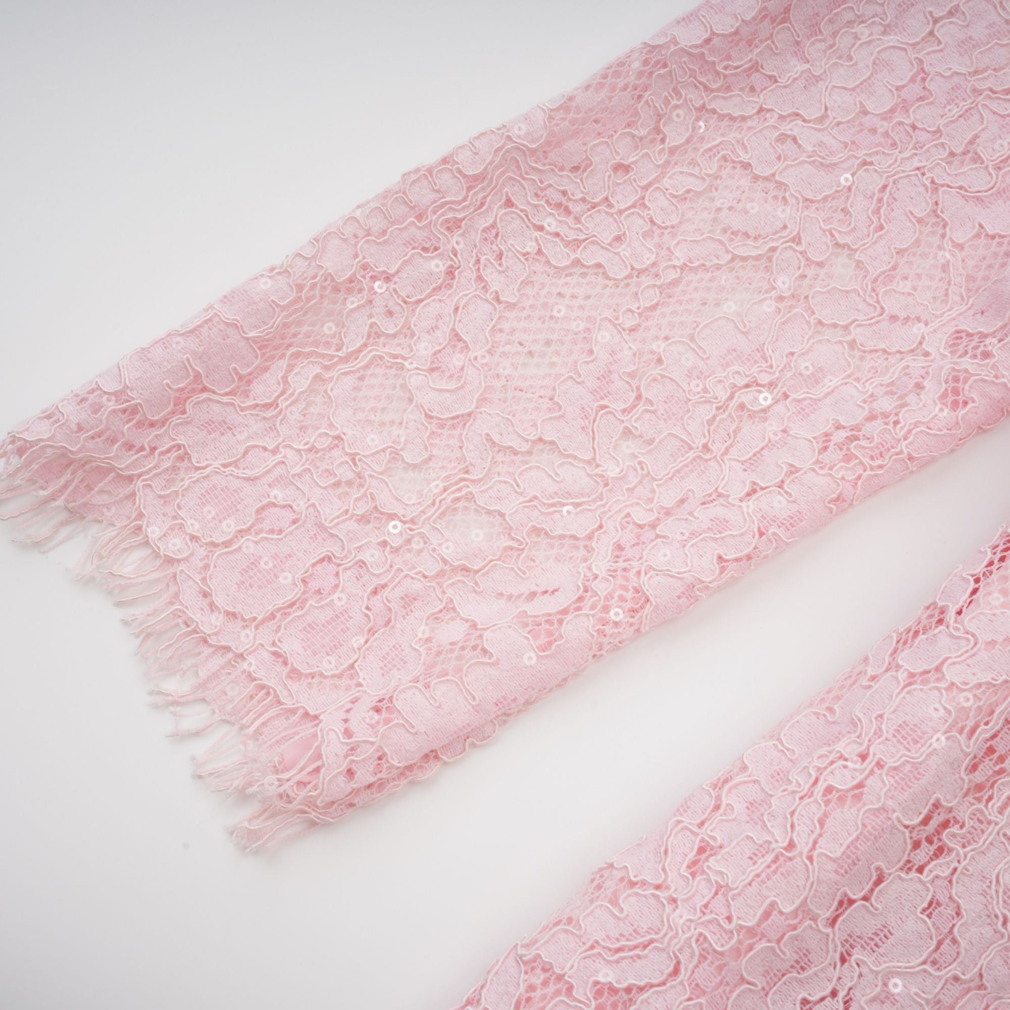 Elisabetta pink embellished floral-embroidered lace midi dress (Final Sale-US Only)