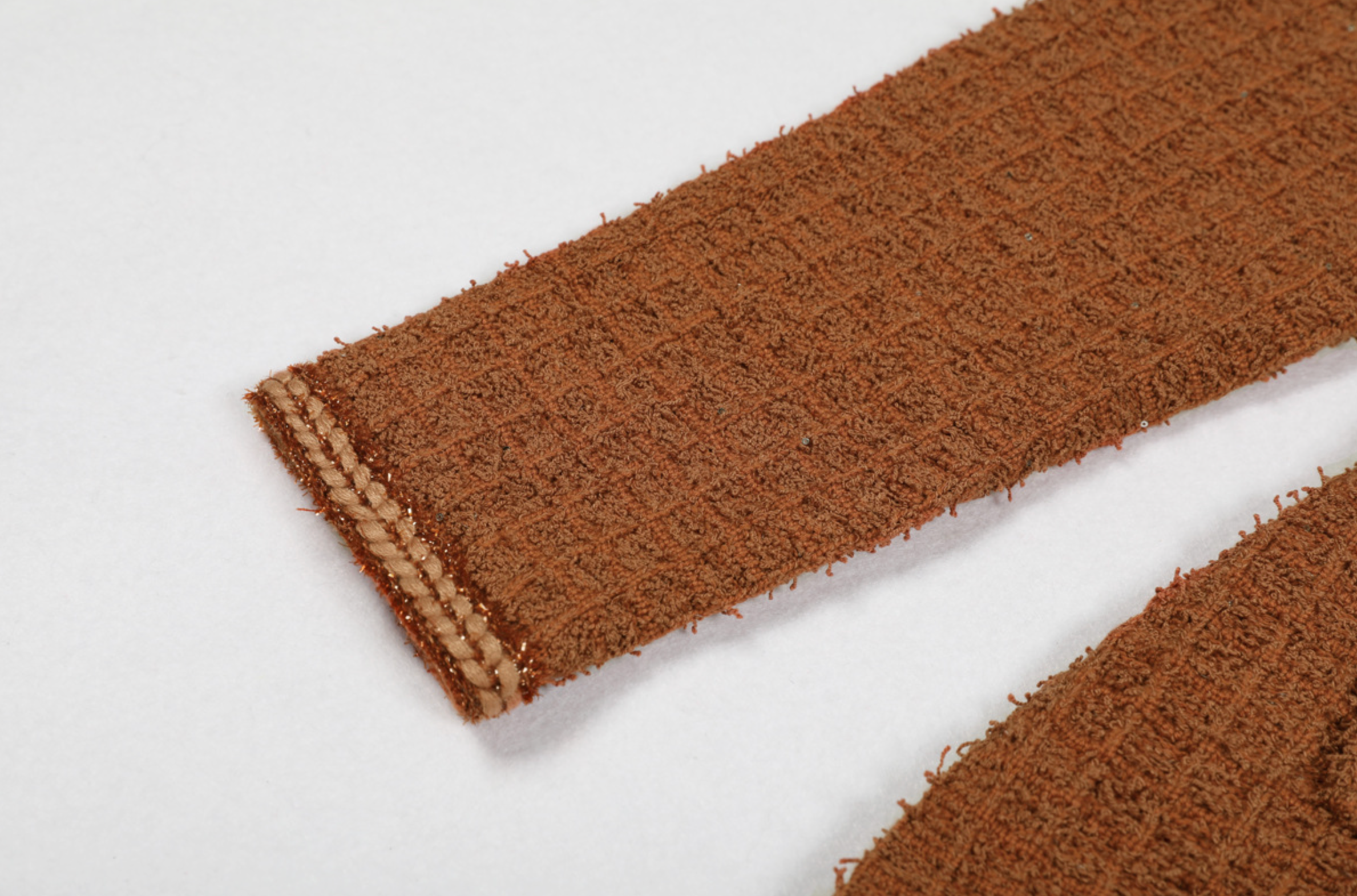 Leona Brown Textured Knit Midi Dress